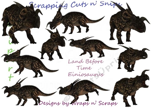 Land Before Time: Einiosaurus ClipArt