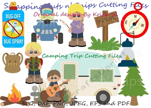Camping Trip Cutting Files