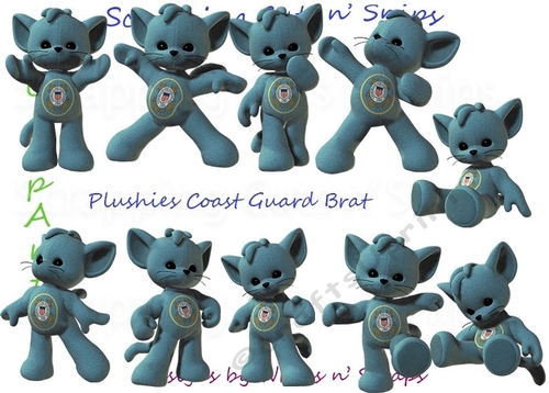 Plushies: Coast Guard Brat ClipArt