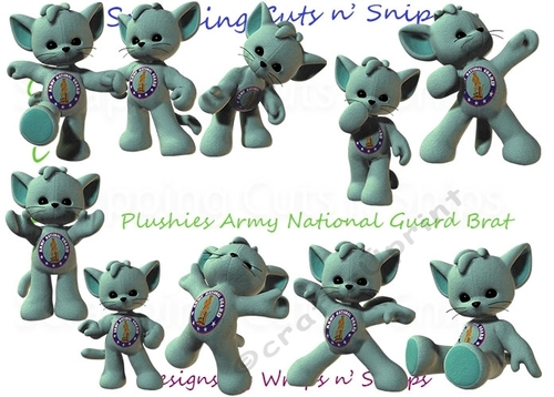 Plushies: Army National Guard Brat ClipArt