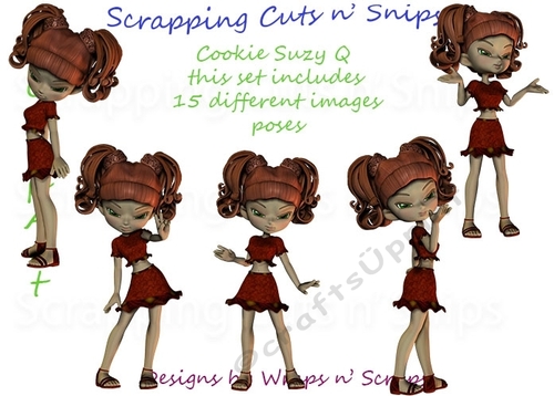 Cookie: Suzy Q ClipArt
