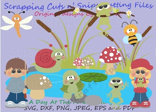 A Day At The Pond Cutting Files