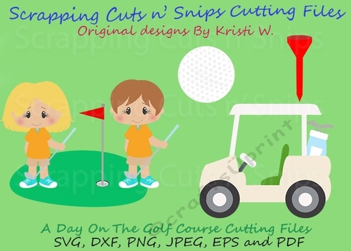 A Day On The Golf Course Cutting Files
