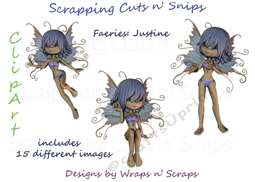 Faeries: Justine ClipArt