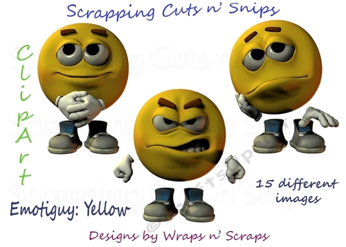 Emotiguy: Yellow ClipArt