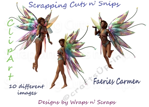 Faeries: Carmen ClipArt