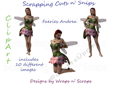 Faeries:  Andrea ClipArt