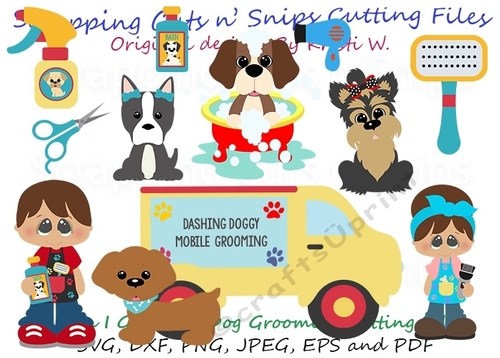 When I Grow Up Dog Groomers Cutting Files