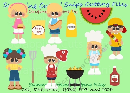 Summer Cookout Cutting Files