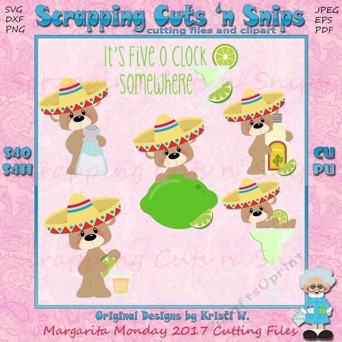 Margarita Monday 2017 Cutting Files