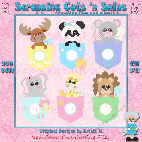New Baby Toys Cutting Files