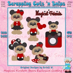 Magical Kingdom Bears Exclusive Cutting Files
