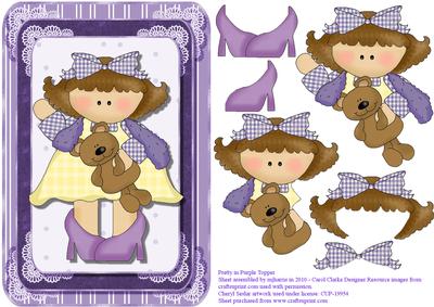 Pretty in Purple Topper
