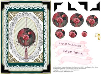 Wild Roses & Lace Topper