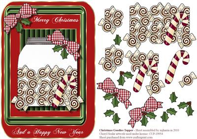Christmas Goodies Card Topper