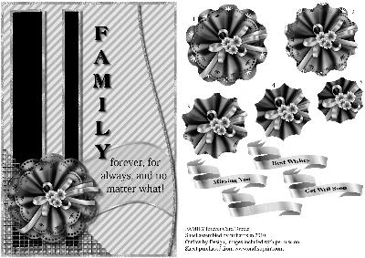 Family Forever Card Topper