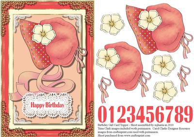 Birthday Girl Card Topper