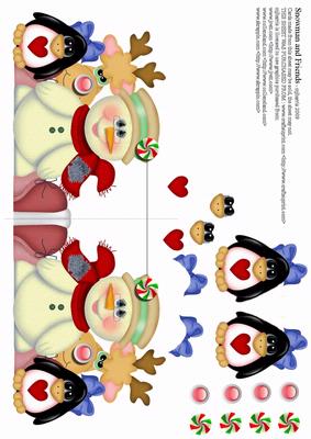 Snowman and Friends Christmas