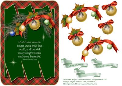Christmas Magic Card Topper