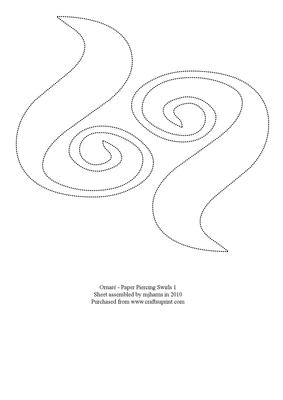 Ornare - Paper Piercing Swirls 1