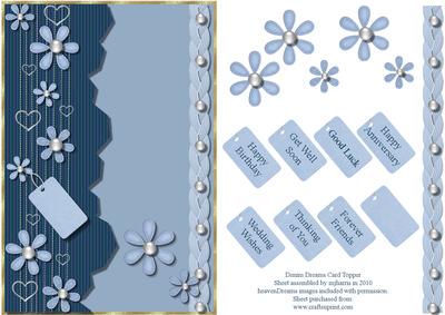 Denim Dreams Card Topper