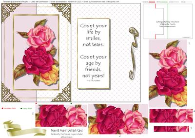 Tears & Years Pyramid Foldback Card