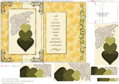 Life is a Journey Foldback Card