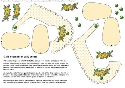 Yellow Floral Baby Shoes