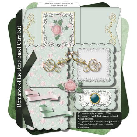 Romance of the Rose Easel Card Kit