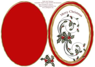 A Holly Jolly Christmas Card
