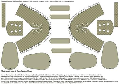 3D Keepsake Baby Shoes