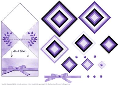 Go Purple Diamond Top Card