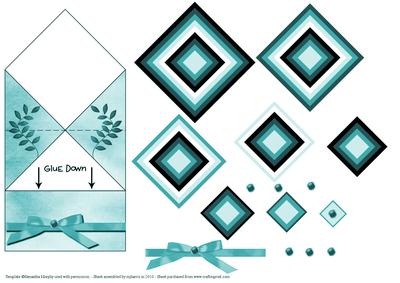 Go Blue Diamond Top Card