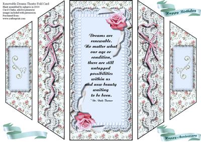 Dreams Are Renewable Theatre Fold Card