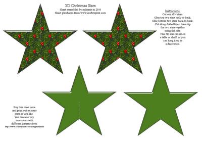 3D Christmas Star - 3