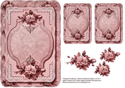 3 Vintage Floral Beauties