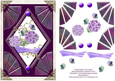Purple Passion Card Topper