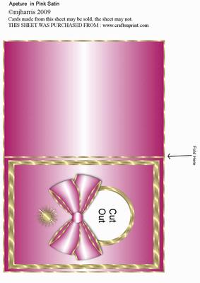 Apeture in Pink Satin