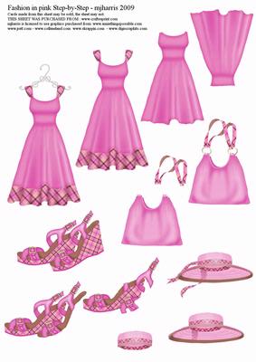 Fashion in Pink Step-by-step