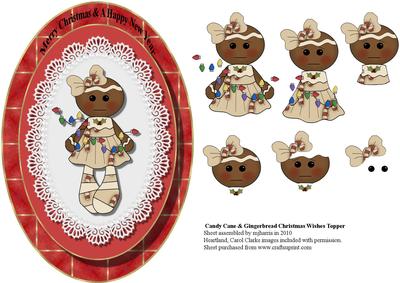 Candy Cane & Gingerbread Christmas Wishes