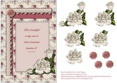 How Beautiful a Day Card Topper