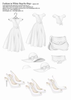 Fashion in White Step-by-step