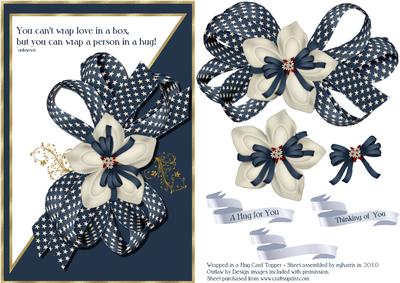 Wrapped in a Hug Card Topper