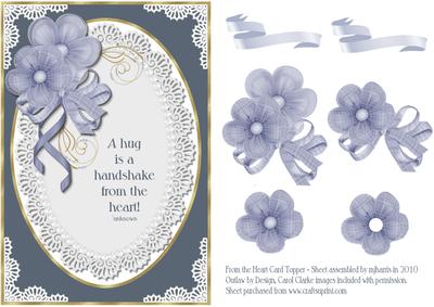 From the Heart Card Topper