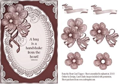 From the Heart Card Topper - 2