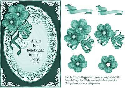 From the Heart Card Topper - 5