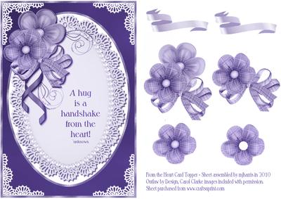 From the Heart Card Topper - 7