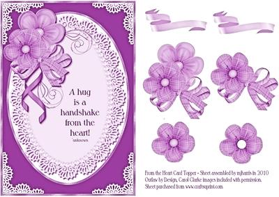 From the Heart Card Topper - 8