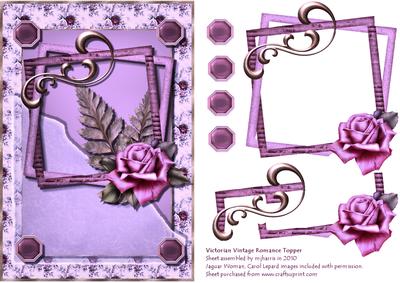 Victorian Vintage Romance Topper - 2