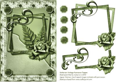 Victorian Vintage Romance Topper - 4